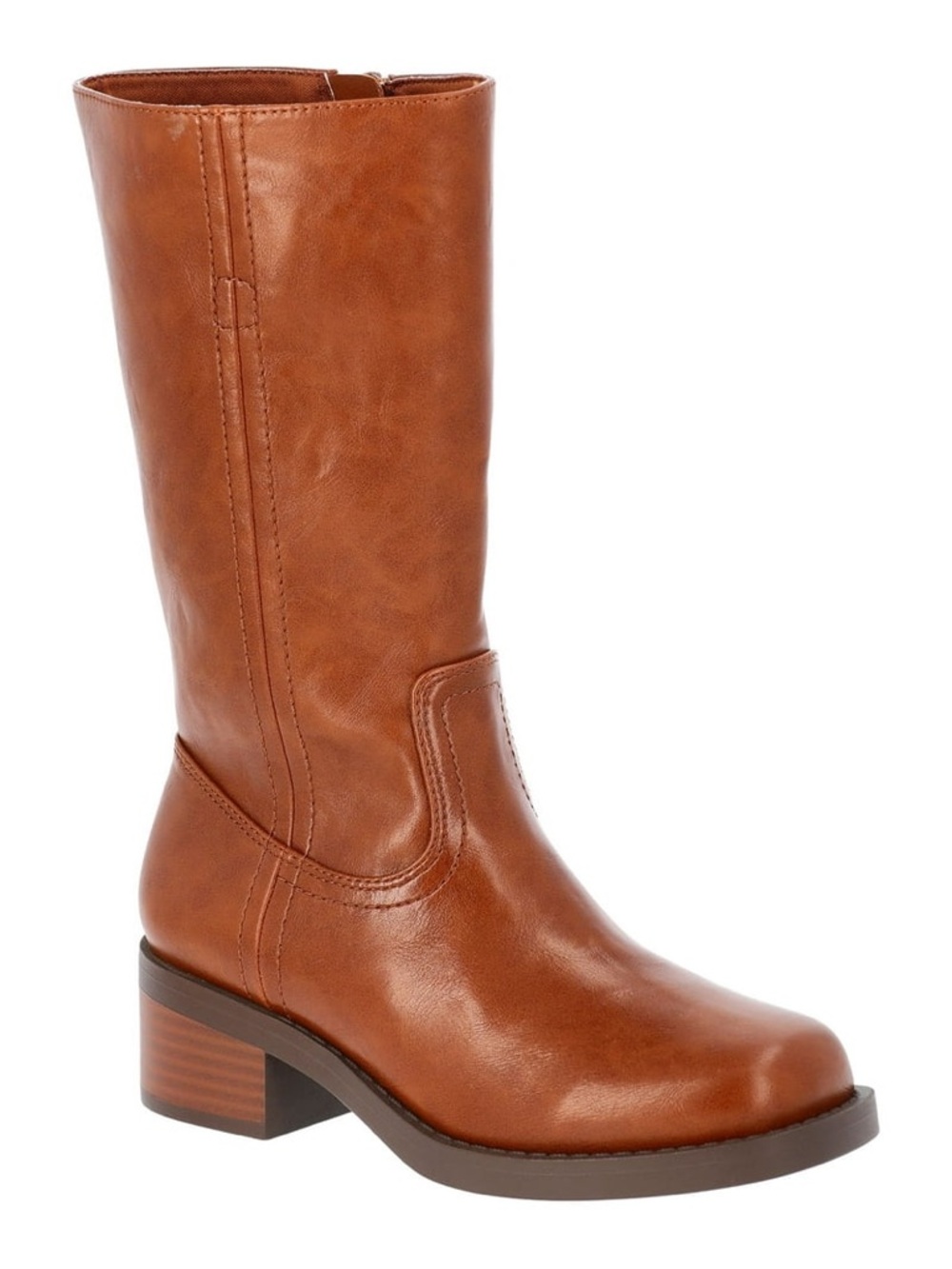 wonder nation Girls Tan Knee-High Fashion Boots